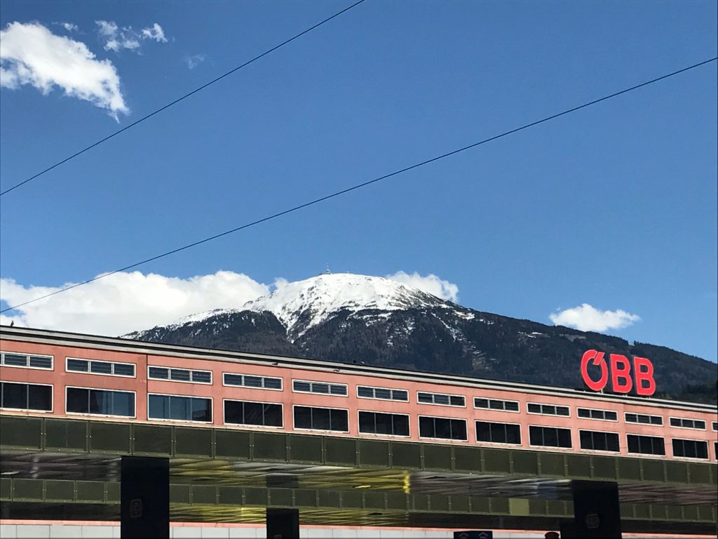 Estação da ÖBB em Innsbruck - Foto: Gleison Salin/Cerveja e Gastronomia