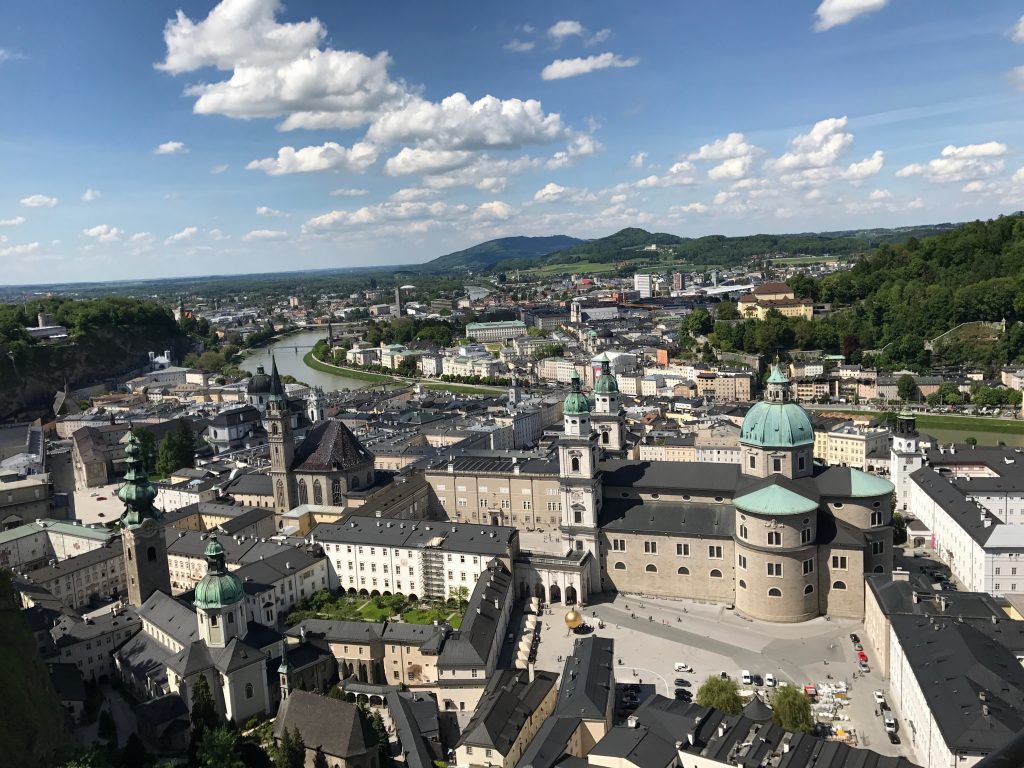 Salzburg vista do alto - Foto: Gleison Salin/Cerveja e Gastronomia