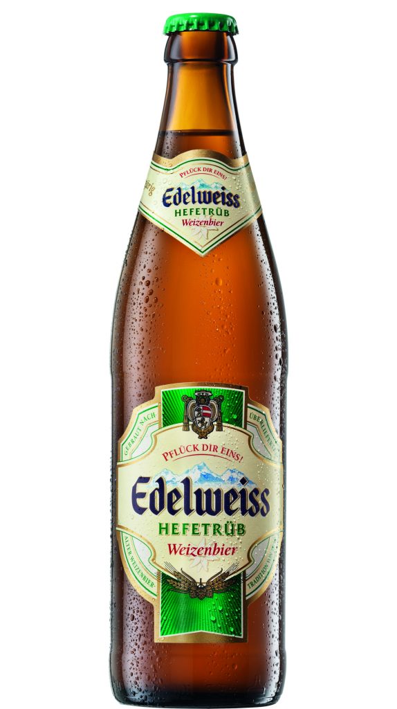 Edelweiss Hefetrüb é cerveja de trigo austríaca - Foto: Divulgação Edelweiss