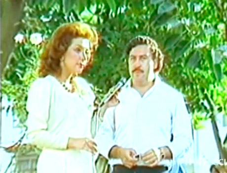 A cena original em que Virginia Vallejo entrevistou Pablo Escobar - Reprodução/virginiavallejo.com