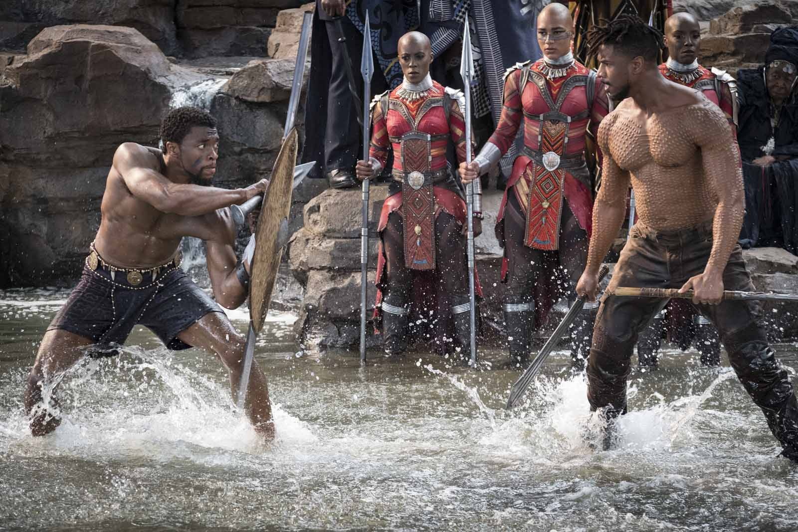 Cenas de ação marcam o filme Pantera Negra - Foto: Matt Kennedy/Divulgação/Marvel