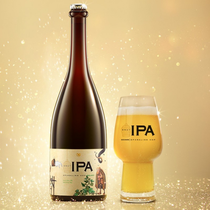 Série Brut Ipa tem cervejas lupuladas feitas com método de champanhe - Foto: Reprodução/Instagram Cervejaria Bodebrown