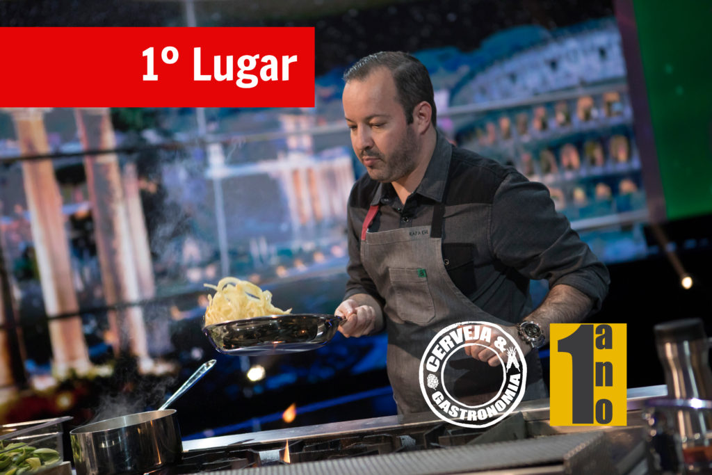 No 1º lugar, o post sobre o único brasileiro na competição, o chef Rafa Gil, que participa do reality The Final Table - Que vença o melhor, na Netflix - Foto: Adam Rose/Divulgação/Netflix