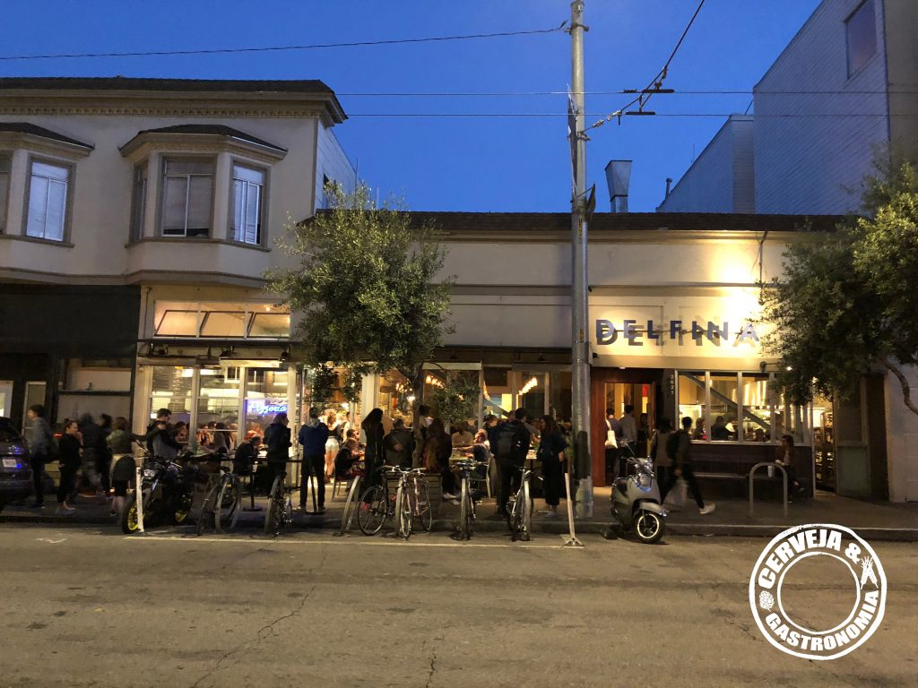 Pizzaria Delfina está em uma rua do bairro Mission/Dolores repleta de restaurantes – Foto: Gleison Barreto Salin/Cerveja & Gastronomia