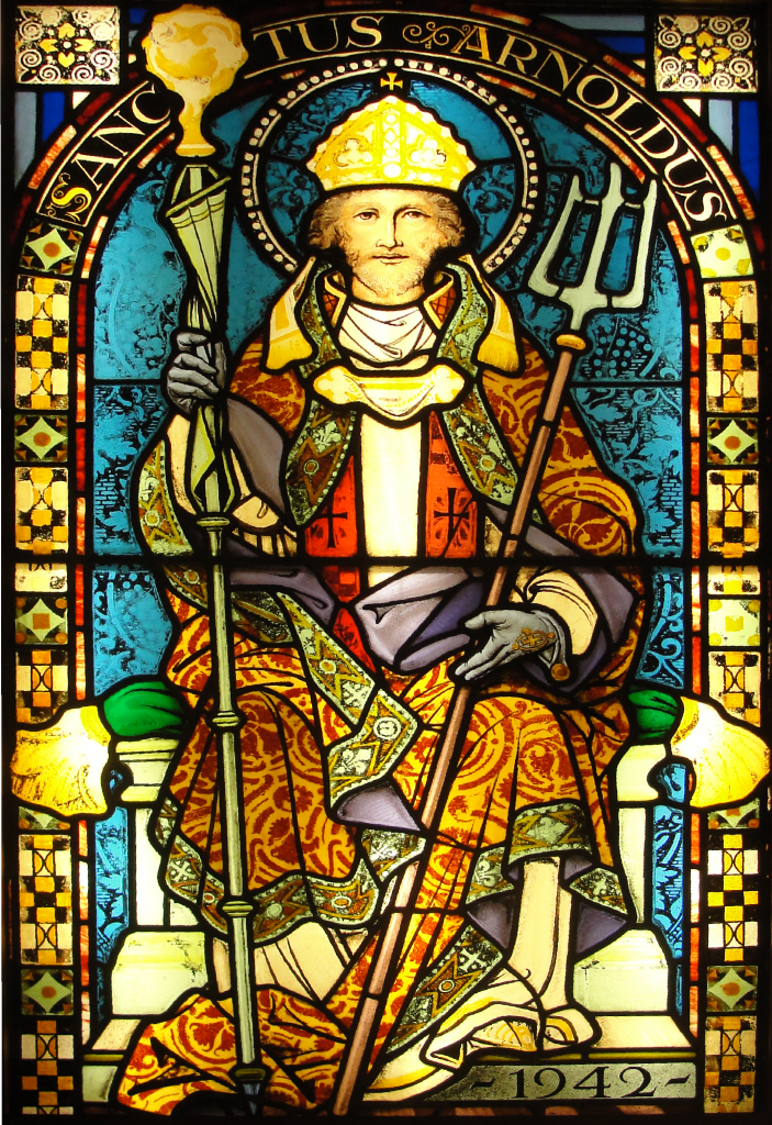 Santo Arnoldo de Soissons era um santo belga que produzia cerveja no mosteiro onde vivia - Foto: Reprodução/Henxter/Wikimedia