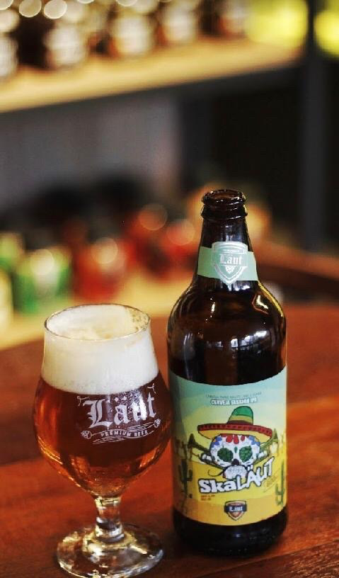 Ska Läut tem 7 lúpulos e é uma cerveja leve e refrescante - Foto: Divulgação/Läut Beer