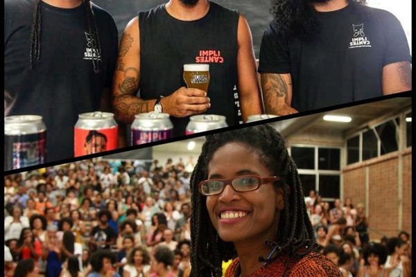 Livro de Djamila Ribeiro e Cervejaria Implicantes na dica do desafio de leitura em Julho