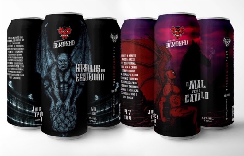Cervejaria Demonho lança duas Juicy IPAs em latas com bastante estilo - Foto: Divulgação/Cervejaria Demonho