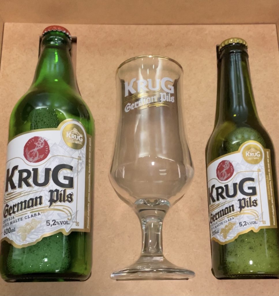 German Pils é um lançamento da Krug Bier - Foto: Cerveja & Gastronomia
