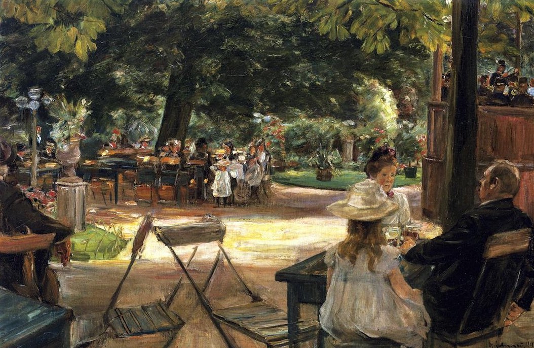 Max Liebermann - Biergarten in Leiden - 1900