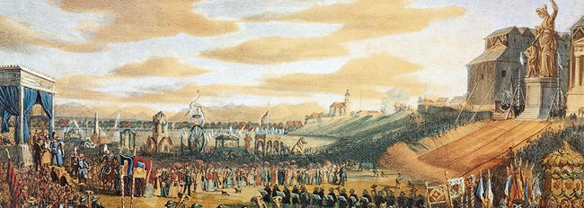 Pintura mostra como foi a primeira Oktoberfest, durante o casamento do rei Ludwig (Luis)